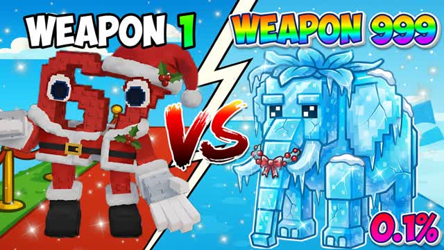 🎄CHRISTMAS BRAINROT GUN GAME🎯ONE SHOT