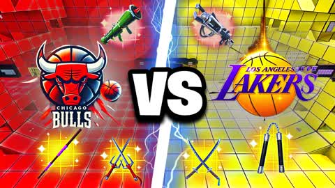 TMNT LAKERS BULLS🏀RED VS YELLOW ❤️💛