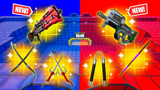 TMNT RED VS BLUE NEW WEAPONS🔴🔵