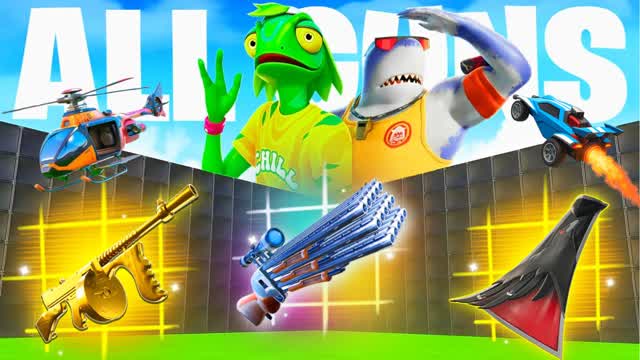 CRAZY 1V1 FFA - ALL GUNS & CARS