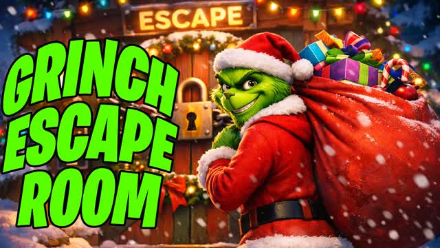 GRINCH’S HIDDEN LAIR ESCAPE ROOM 🎄