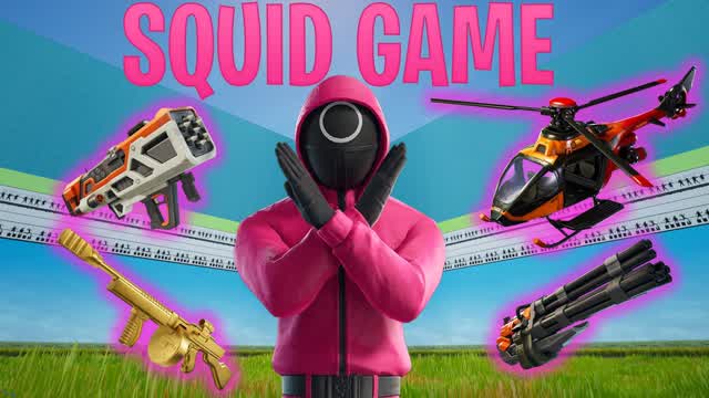 MEGA 1VS1 ALL GUNS & VEHICLES SQUID GAME