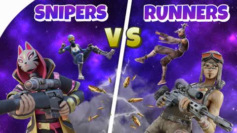 SNIPERS VS RUNNERS - 2V2