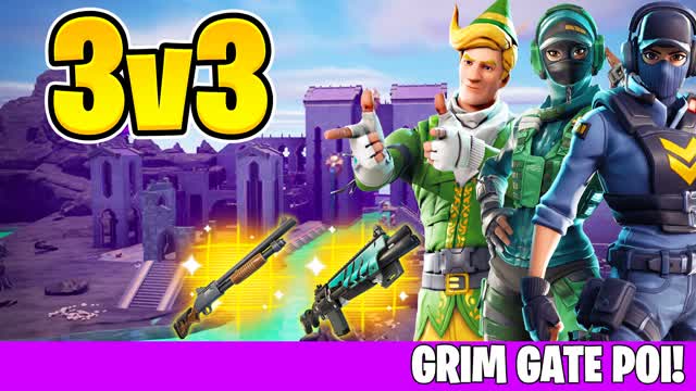 GRIM GATE 3v3 REALISTICS ZONE WARS