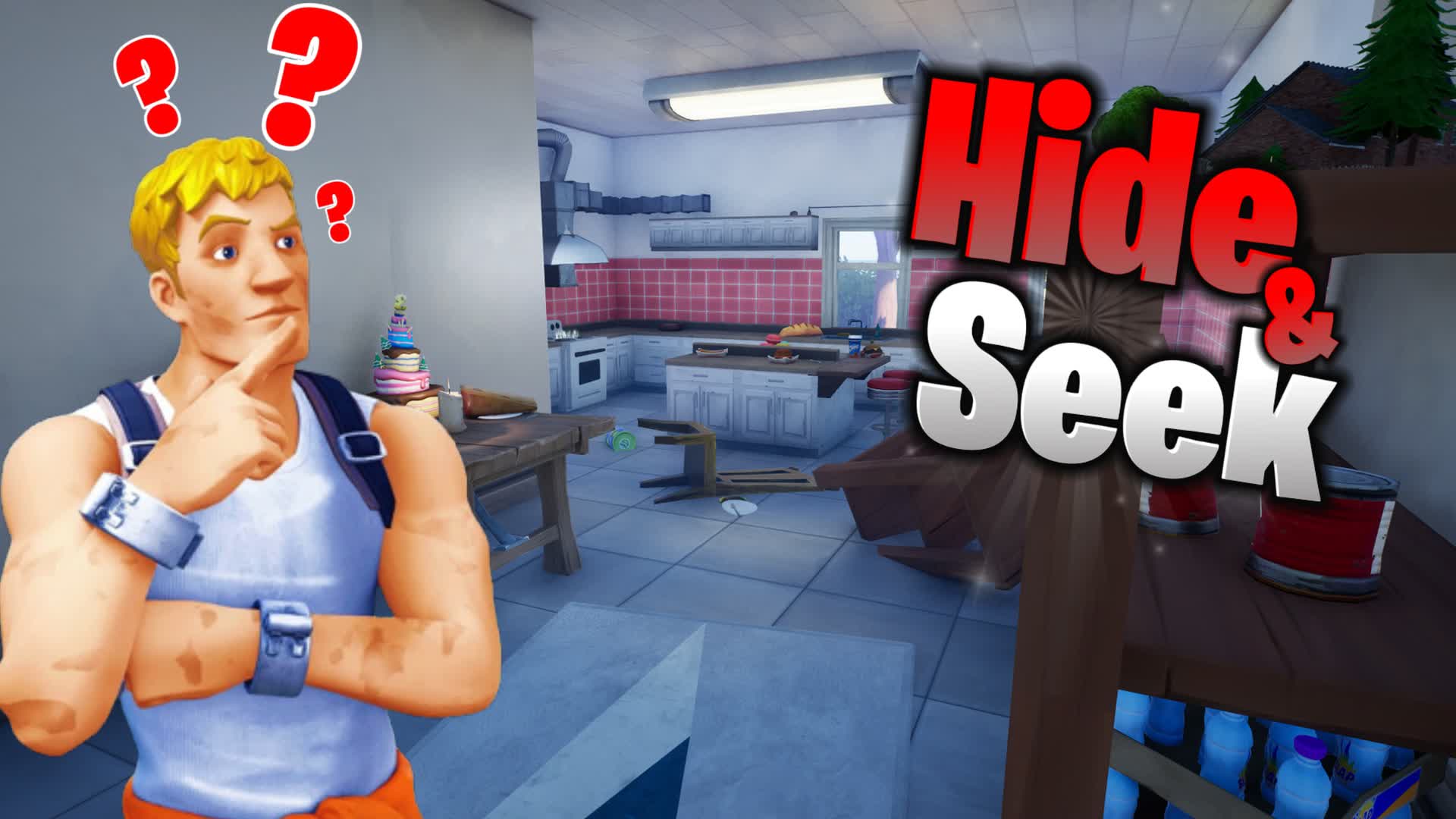 Hide and Seek in a House (8x BIGGER)