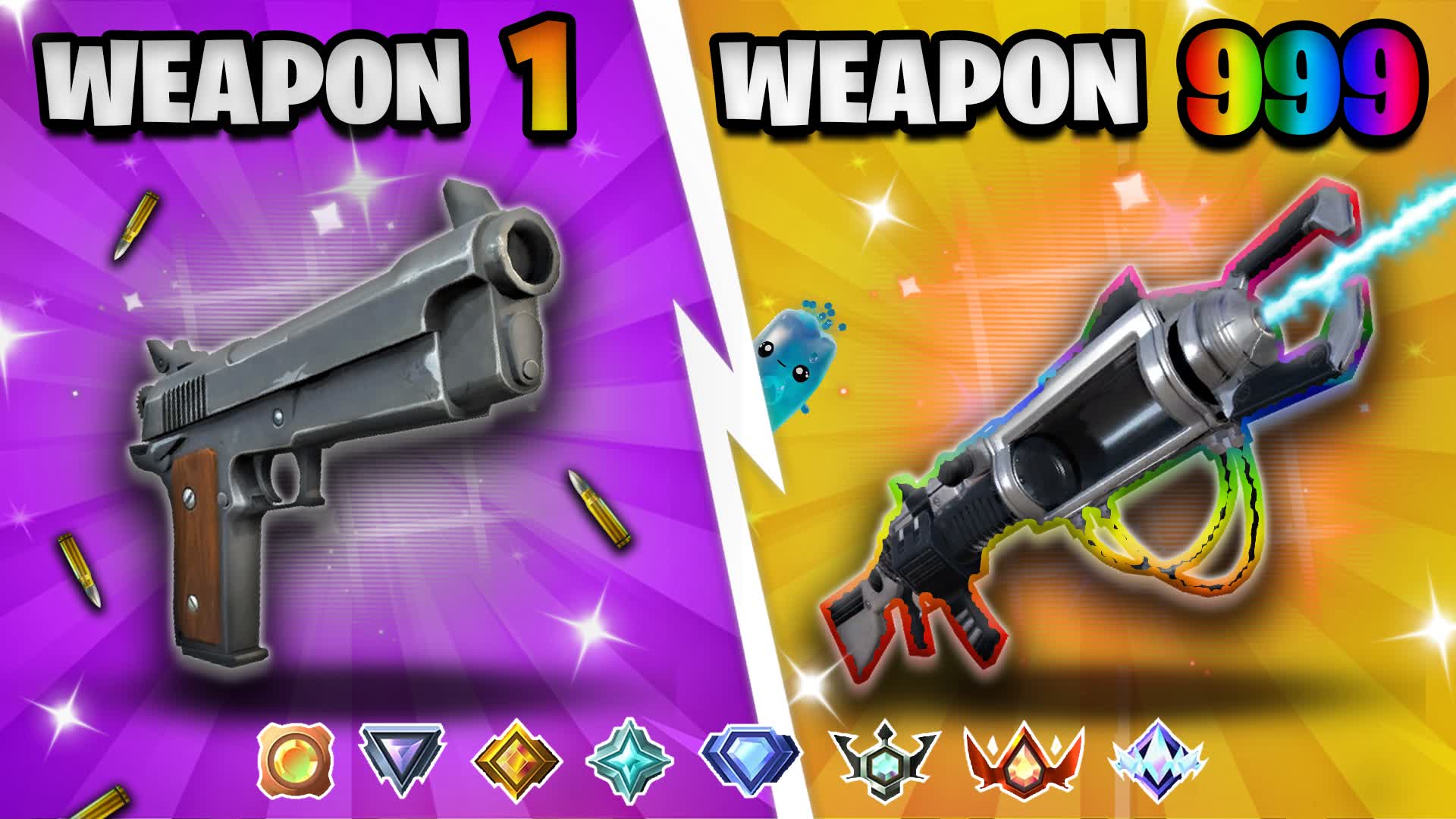 CHAOS 🔫 MEME GUN GAME 🎯ONE SHOT