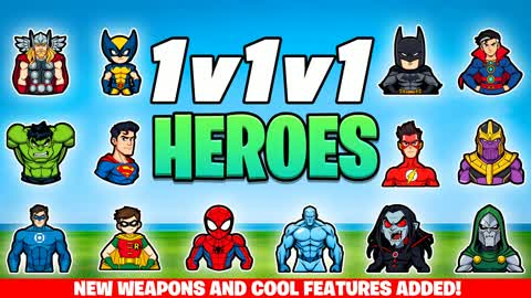 1V1V1 HEROES 1V1 Realistics Free for All