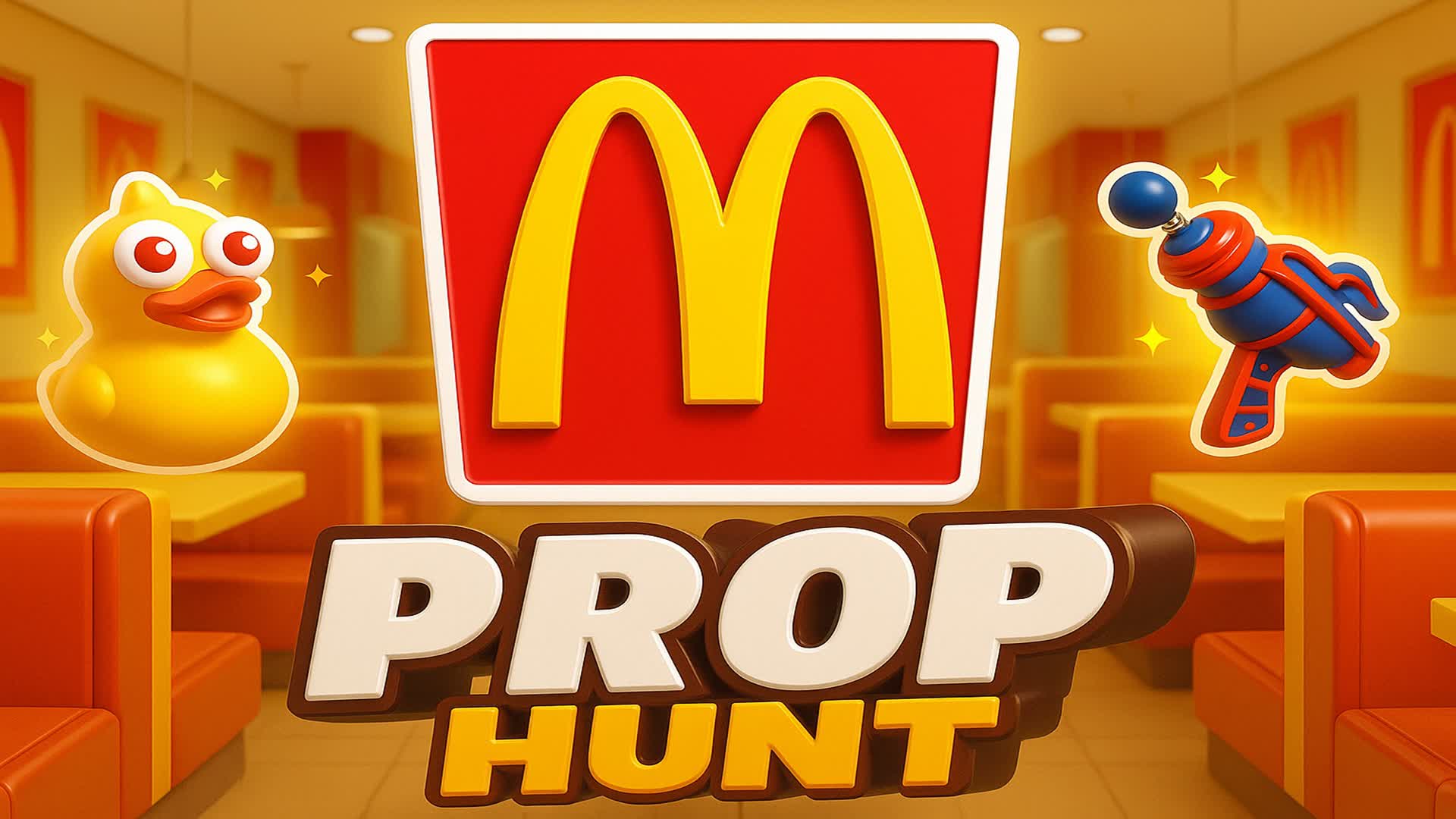 ๐ HIDE IN MCDONALDS PROP HUNT