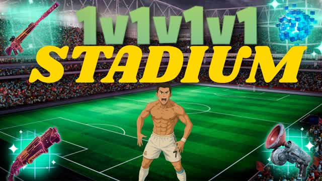 ⚽​1v1v1v1 RELOAD IN THE FOOTBALL STADIUM