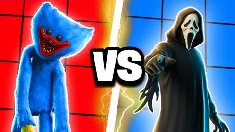 HUGGY VS GHOSTFACE RED VS BLUE 🔴🔵