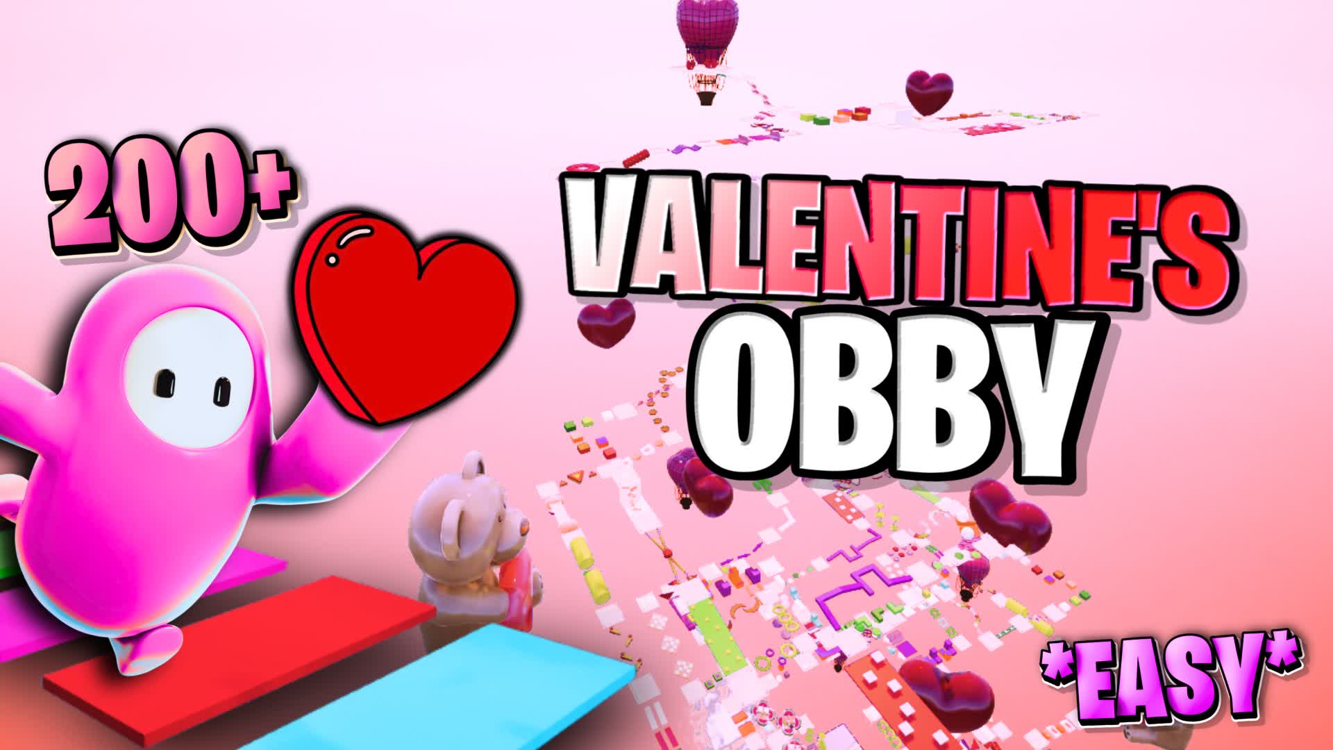 LOVELY EASY OBBY PARKOUR 200+ 💕