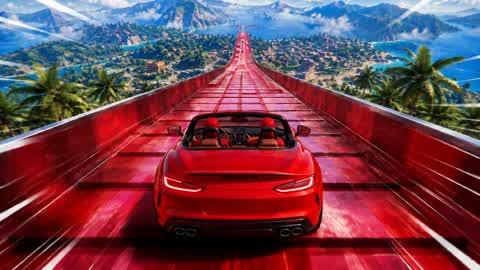 Super Mega Race - car game