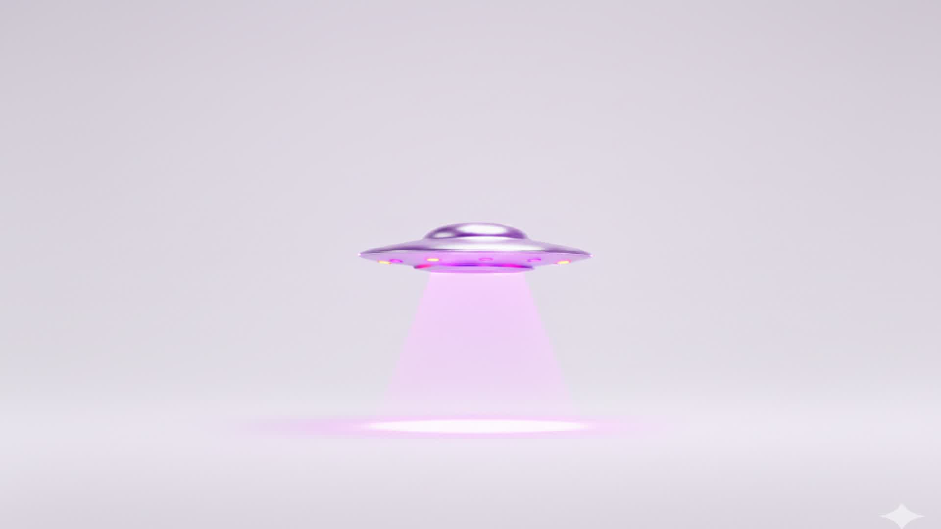 um ovni no meio do nada