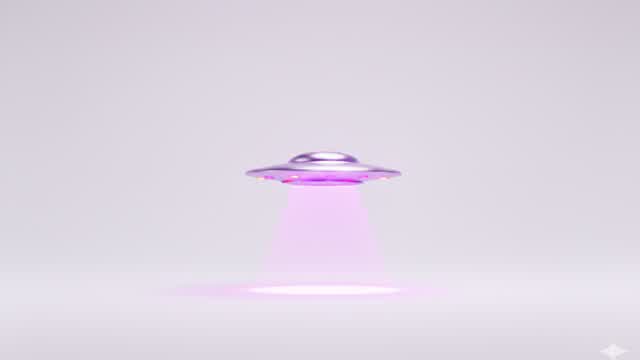 um ovni no meio do nada