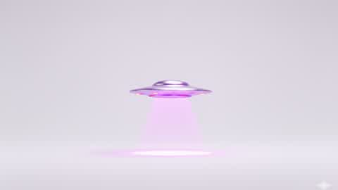 um ovni no meio do nada