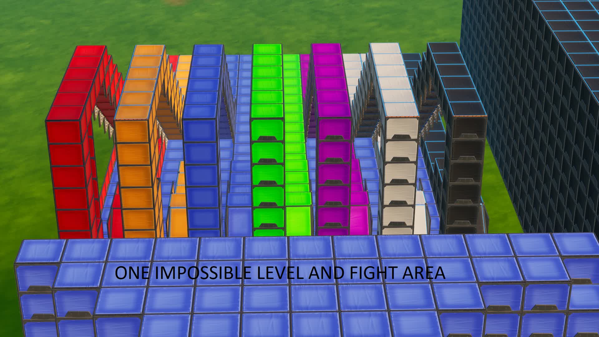 One impossible level and fight area