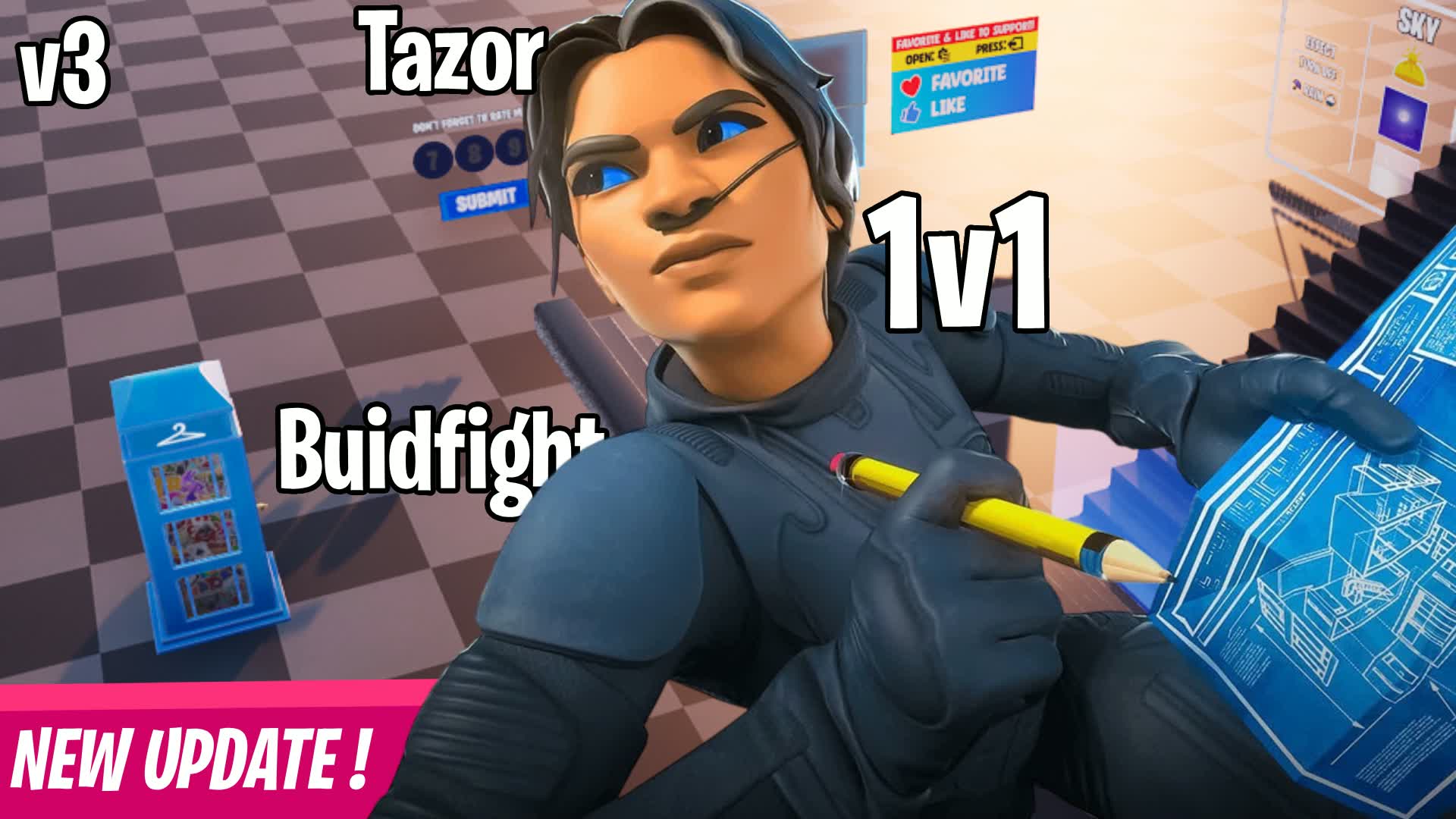 🔥TAZOR 1v1 BUILDFIGHT V3 ⚔️