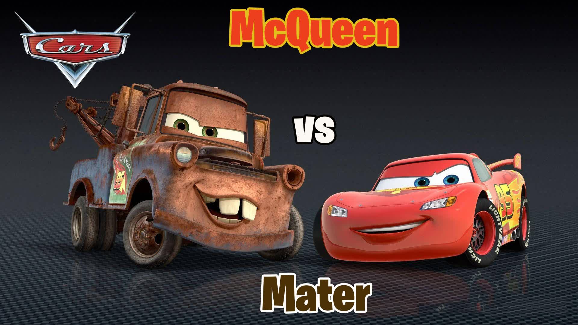 ライトニング マックィーン vs メーター ラヨ vs メイト