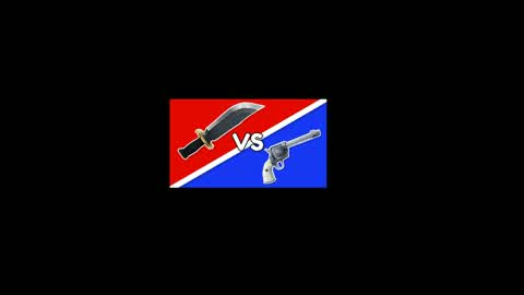 knife vs gun