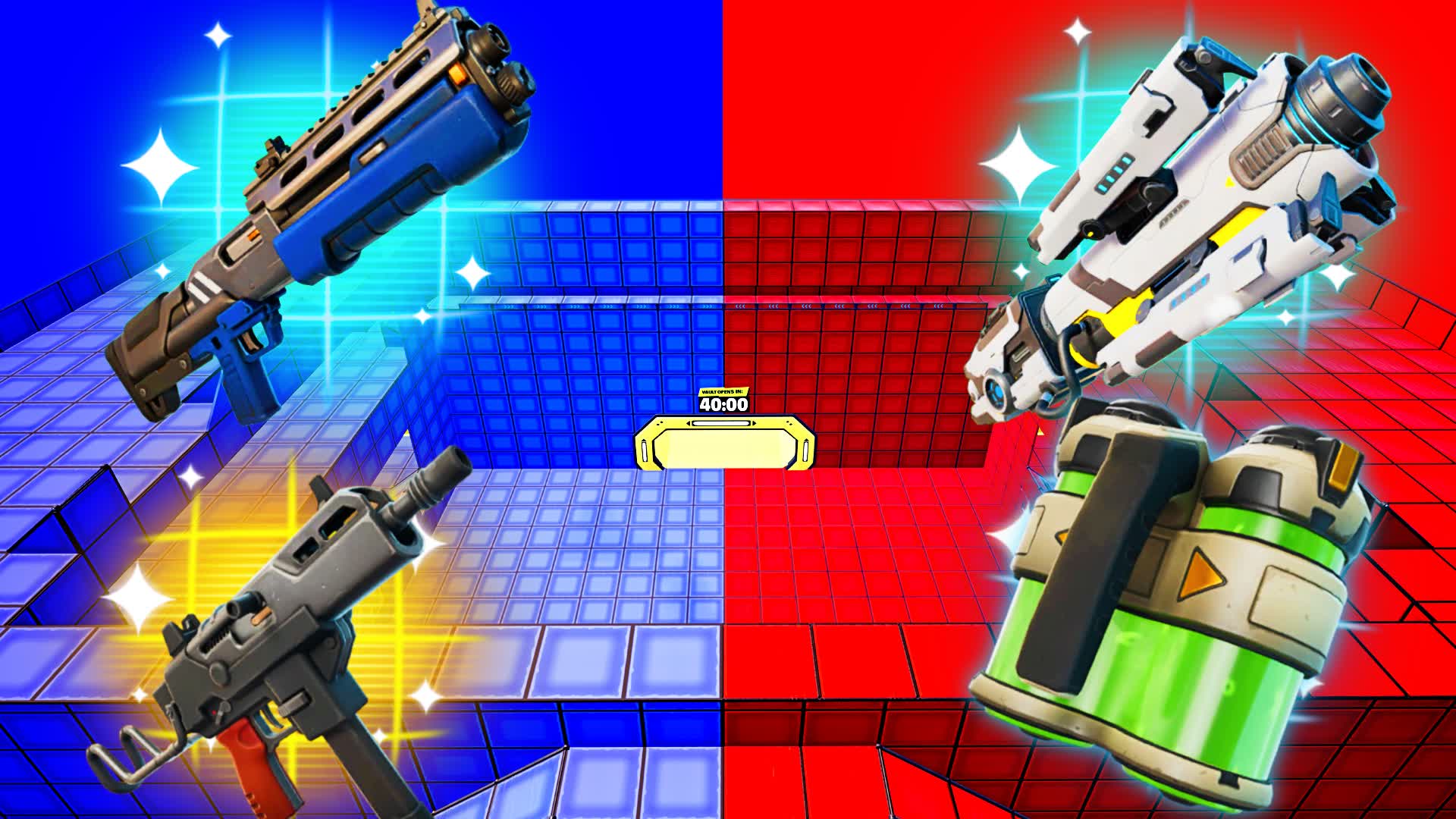 1V1V1 1V1 Red vs Blue