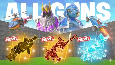 KUBX MEGA 1V1 ALL GUNS & VEHICLES