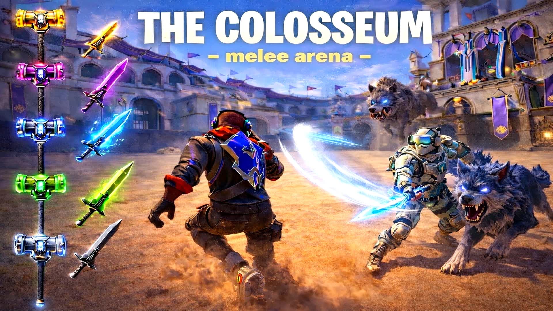 The Colosseum  melee arena - fortnite