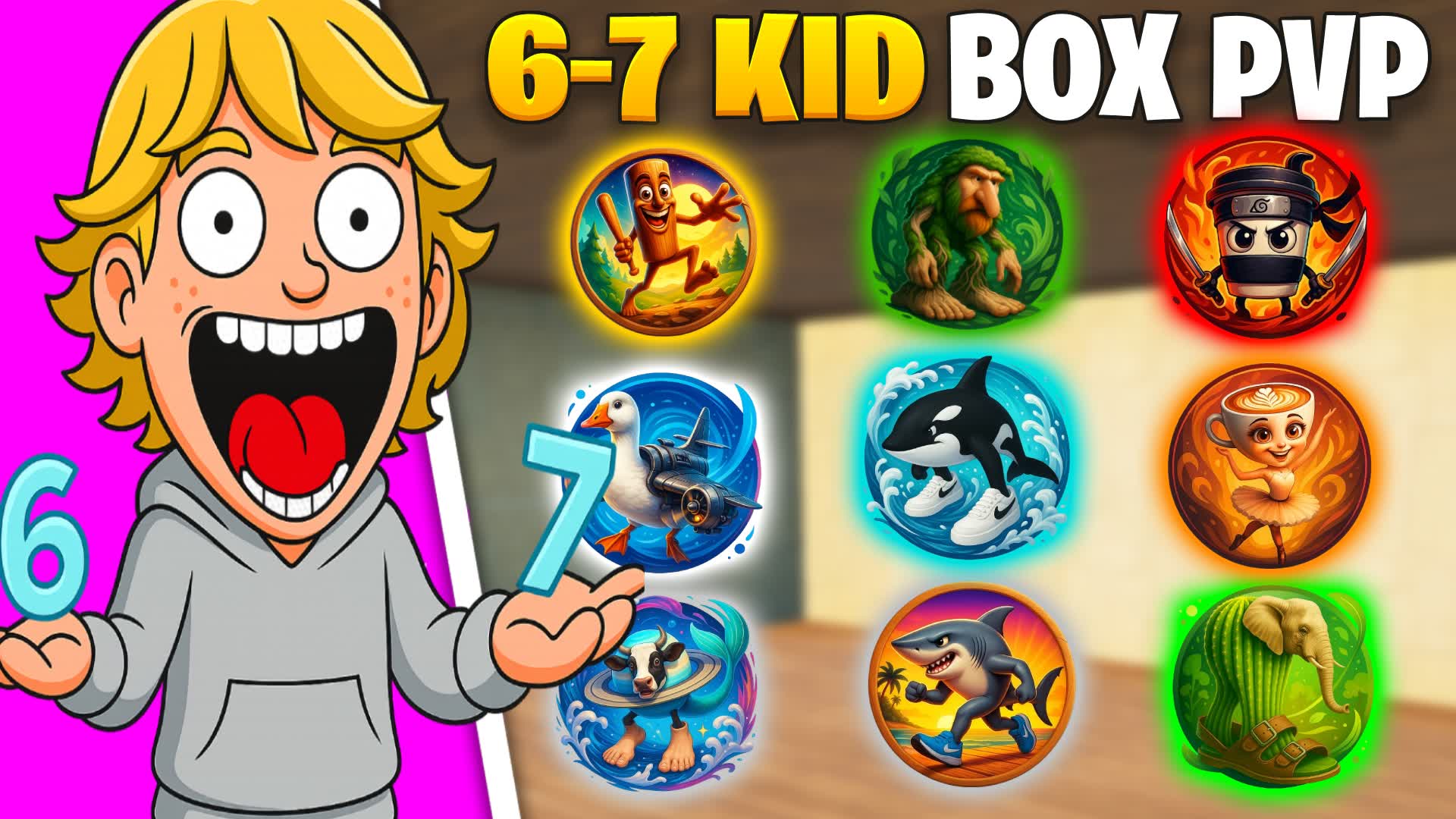 SIX SEVEN BRAINROT BOX PVP