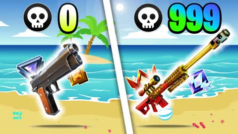 🏖️SUMMER🔫GUN GAME🎯ONE SHOT