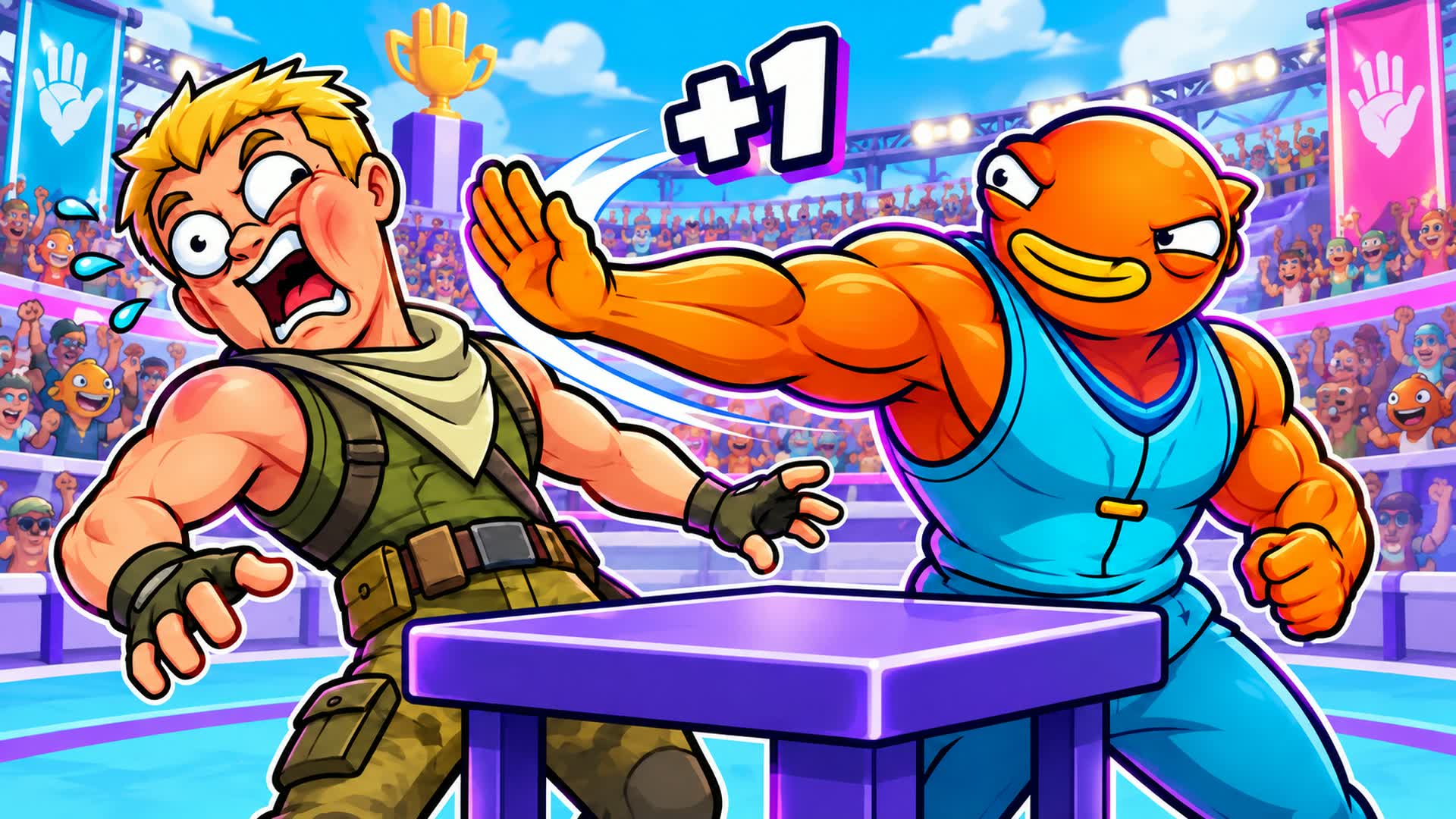 ビンタ力+1 💪