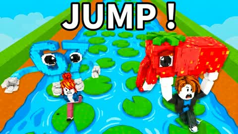 Lily Pad Leap: Giant Carry Obby 🍓