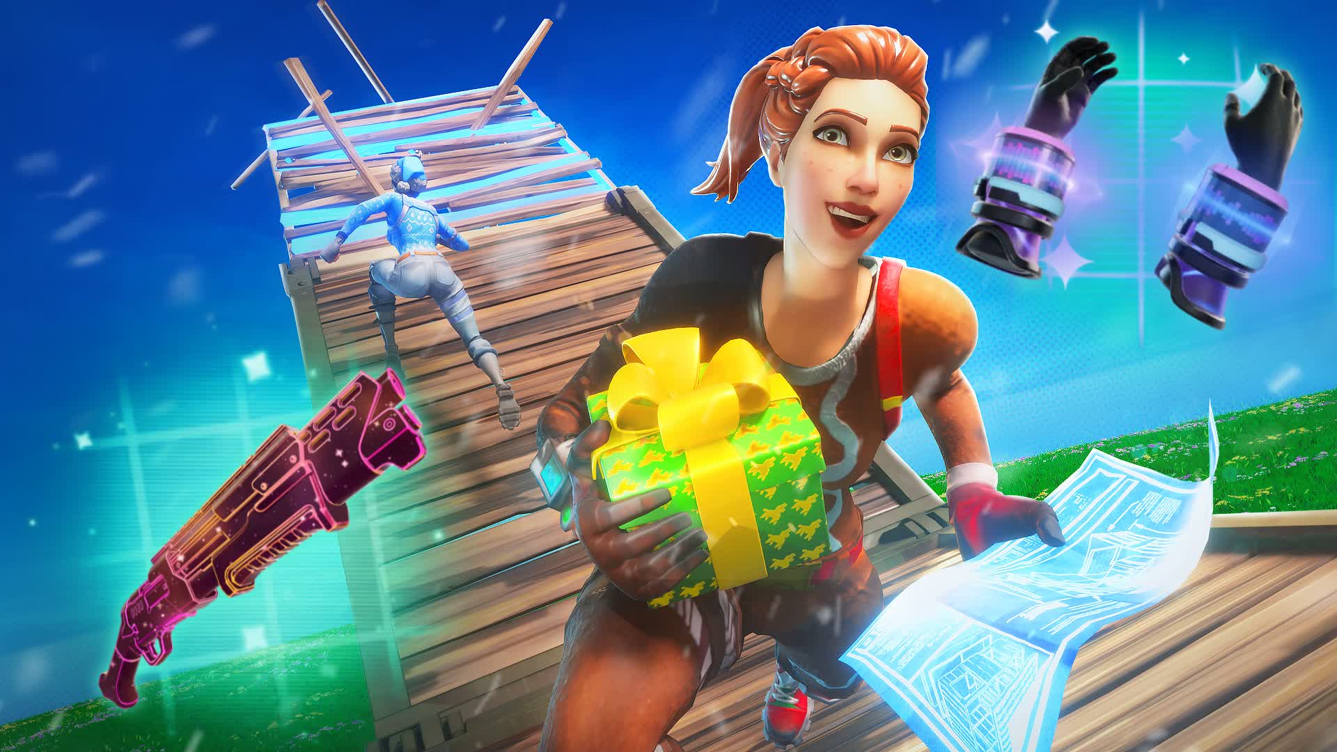 CHANSONS 🎶 BEST BUILD FIGHT EN 1v1 🏆 6998-9495-1427 par fikhi - Fortnite, image size:1920x1080