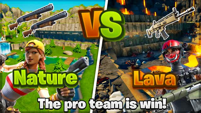 Capture 1 – Nature🏞 VS Lava🌋| The pro team is win!