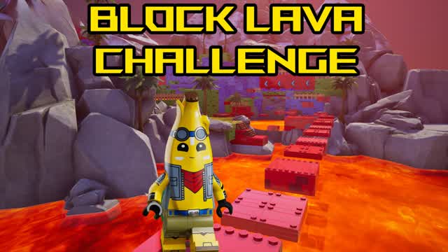 Block Lava Challenge: Race to the Flag!