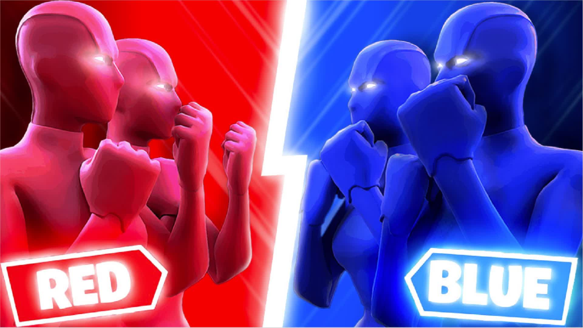 🔴INSANE Red vs Blue🔵 7103-4155-8645 by guesty - フォートナイト