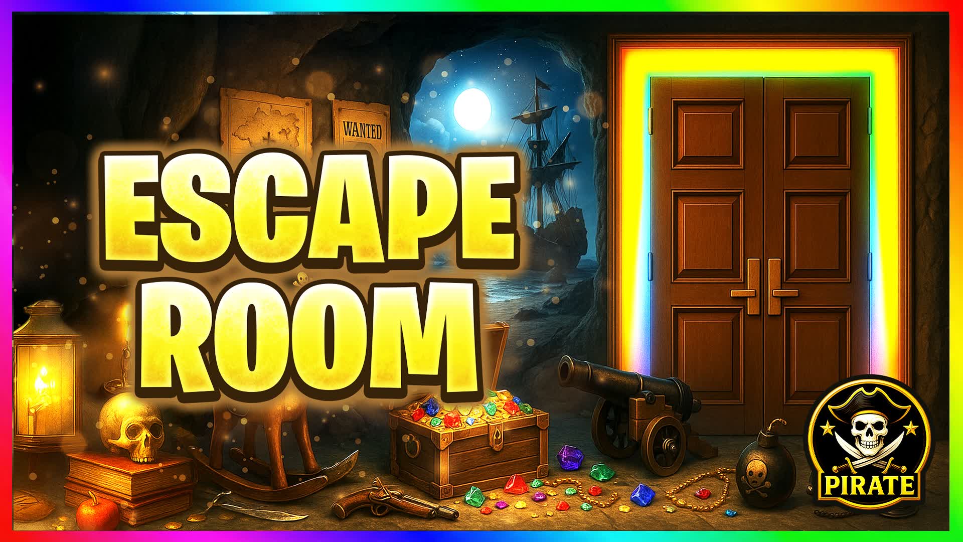ESCAPE ROOM FIND TREASURES PIRATE