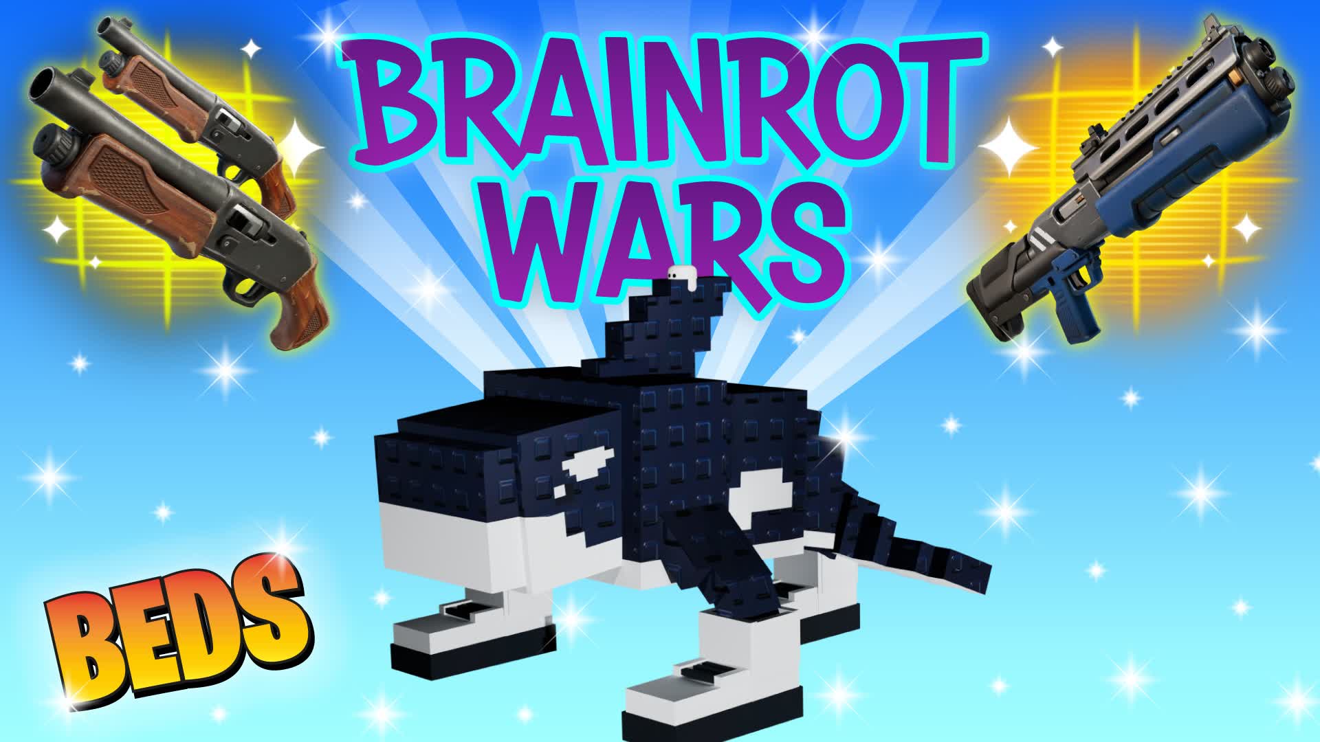 BED WARS BRAINROT BED
