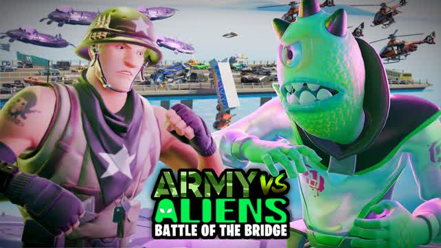 Aliens V Army Highway Battle