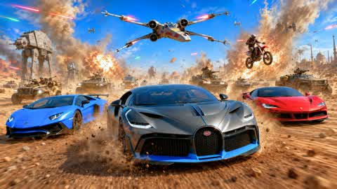 EXTREME DESERT CAR DRIVE