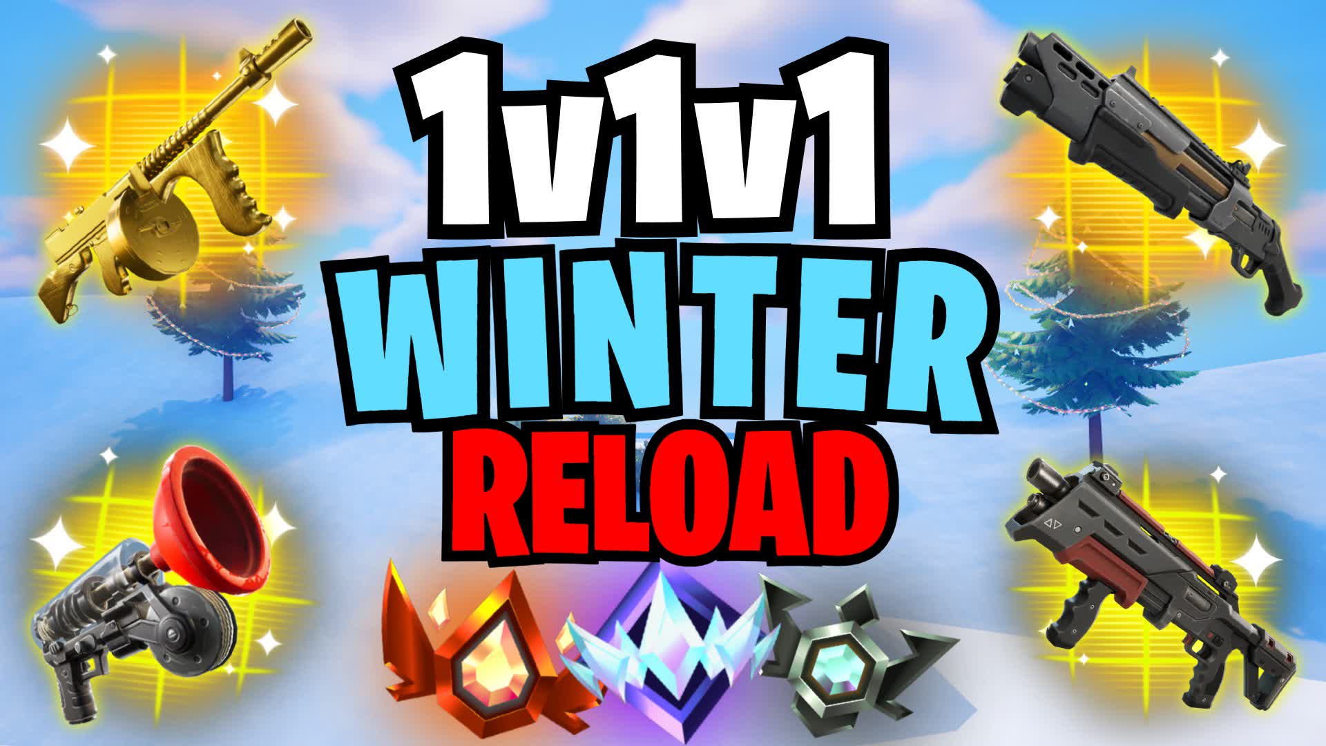 1V1V1 WINTER REALISTICS PVP FFA