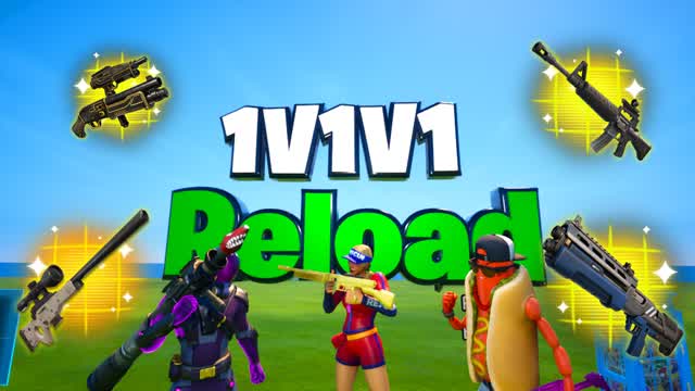 Crazy Reload 1v1v1 Full Loadout💥