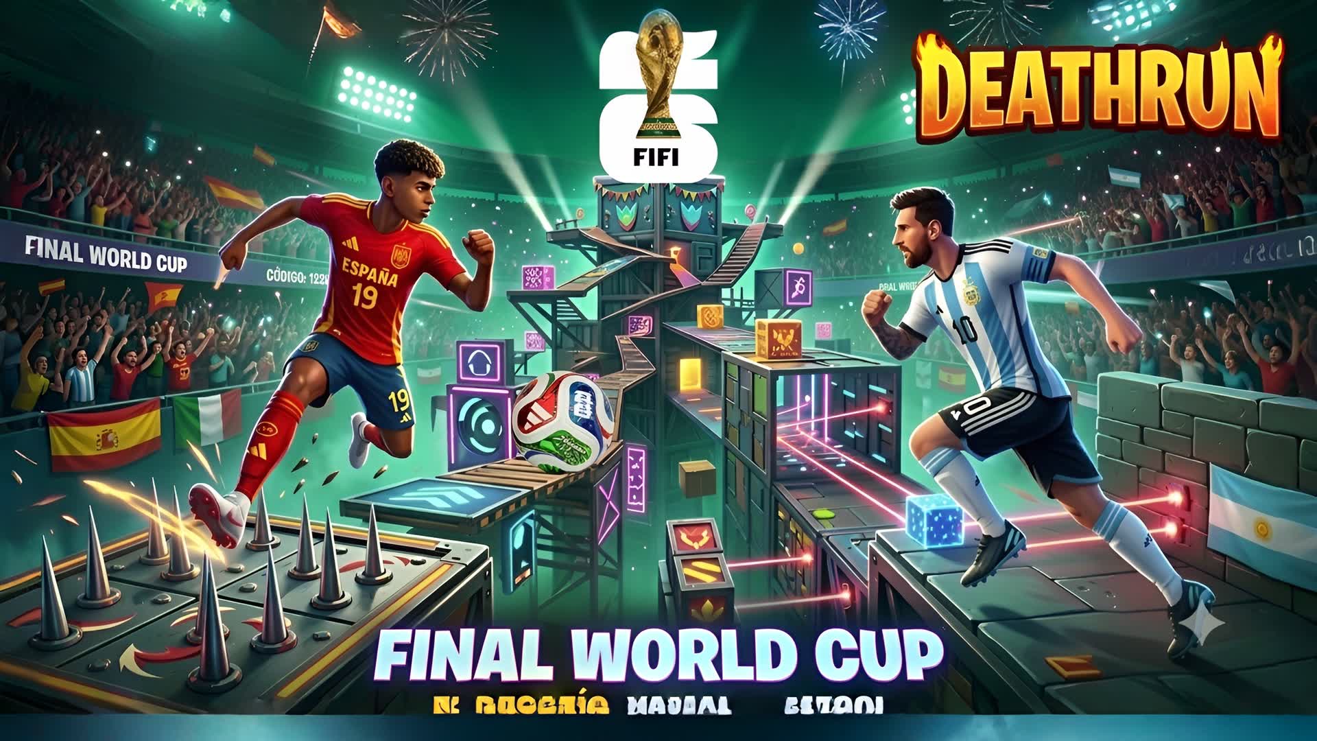 ARGENTINA MESSI vs YAMAL ESPAÑA PARKOUR