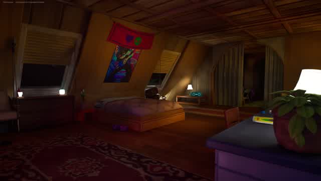 At Night.