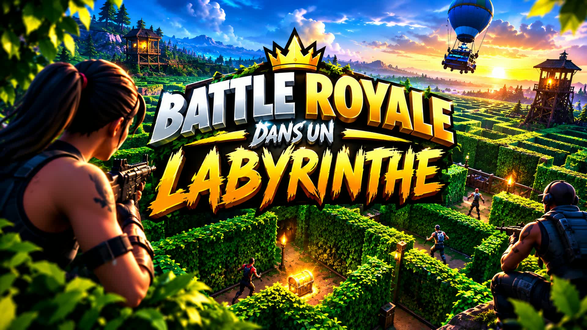 Battle Royale dans un Labyrinthe ⚔️