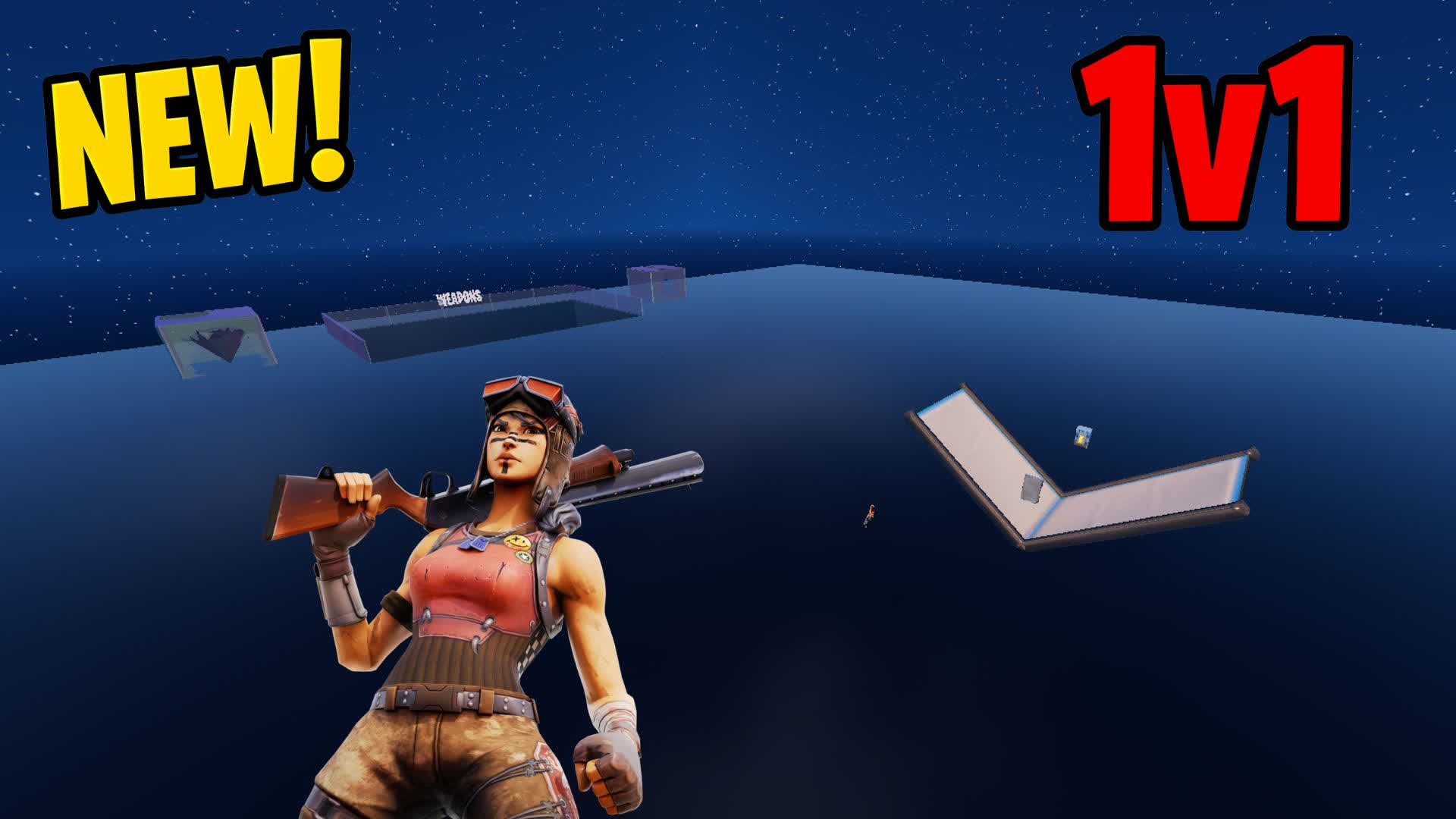 1V1-フリービルド (16 プレイヤー)