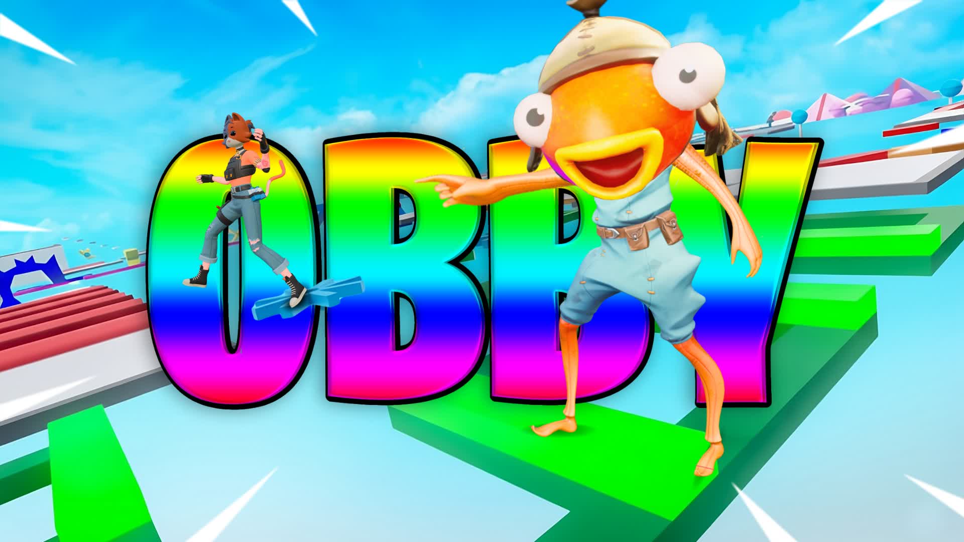 OBBY PARKOUR 🌈 EASY
