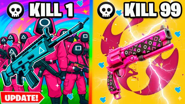 SQUID GUN GAME 🎯 ONE SHOT MUSIC PARTY