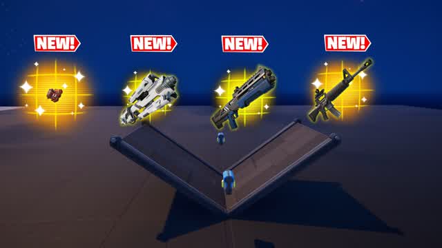 mapa 1v1 infinito （all weapons）