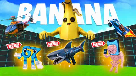 BANANA 1V1 FFA - ALL GUNS & RIDES