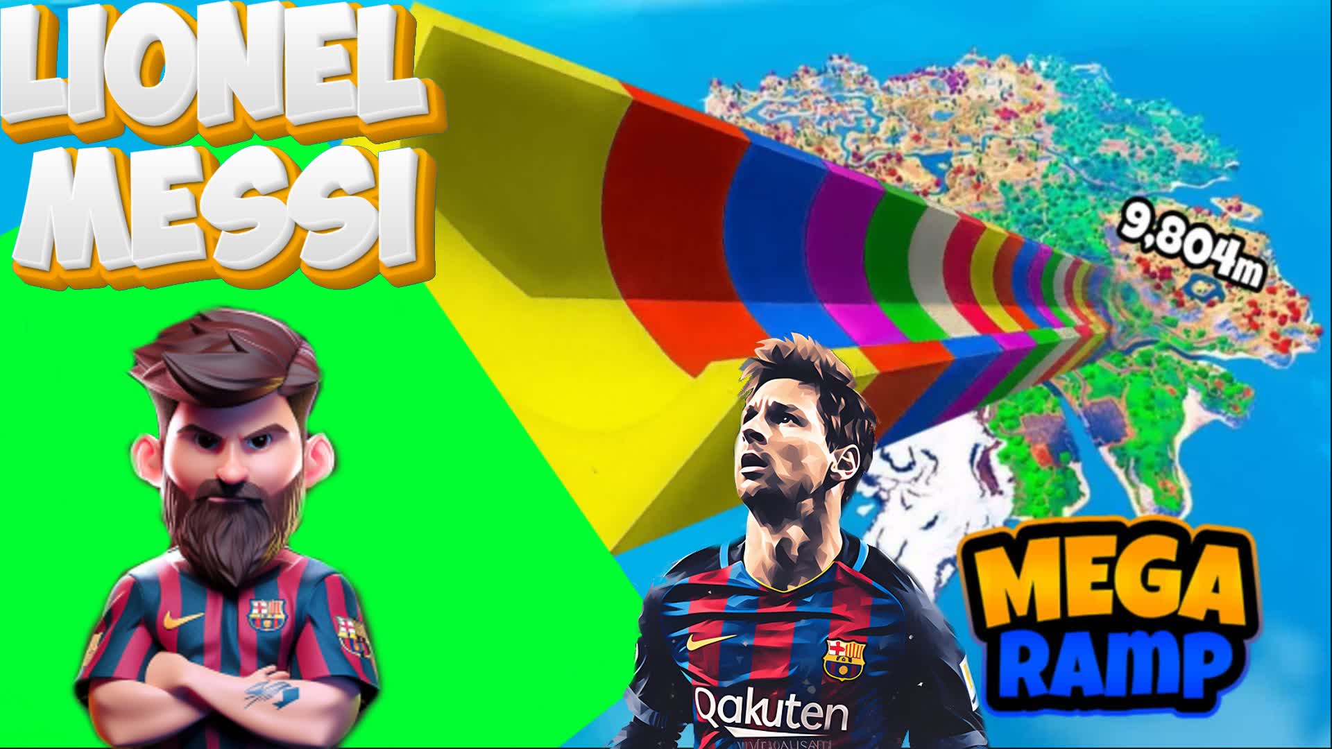 ⚽MESSI EPIC MEGA RAMP⚽