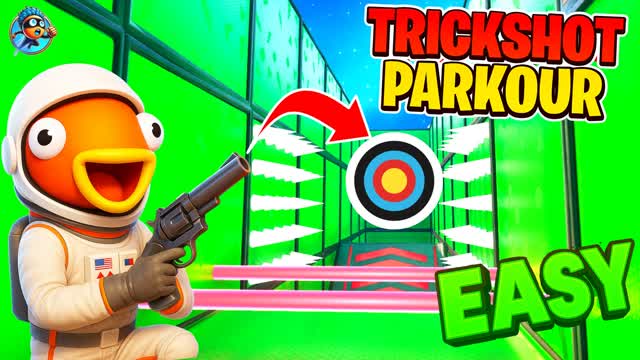 🌈VERY EASY TRICKSHOT PARKOUR 🎯